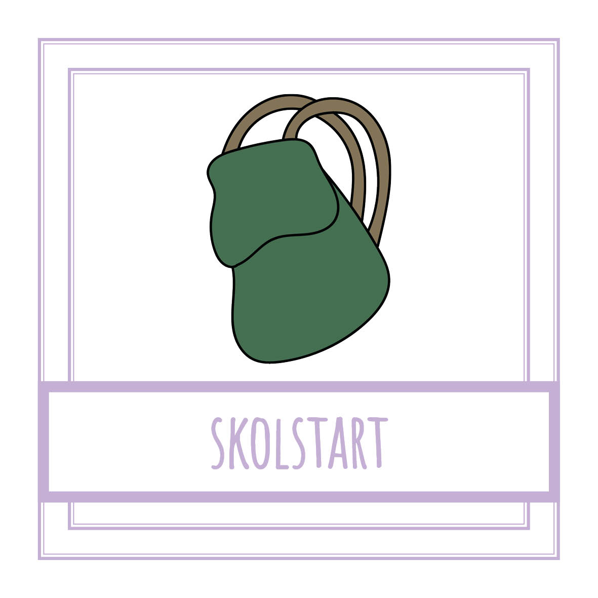 pyssel att skriva ut skolstart